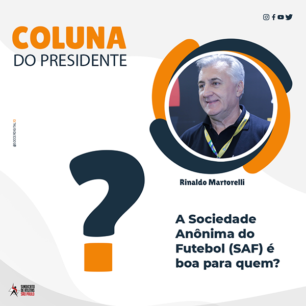 Clubes de futebol poderão assumir forma de sociedade anônima